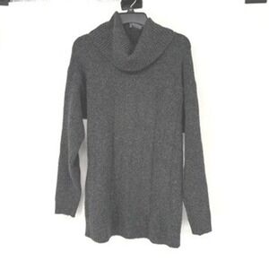 Cabi Sweater Womens Medium Gray 4096 Cowl Neck Long Sleeve Oversized Pullover